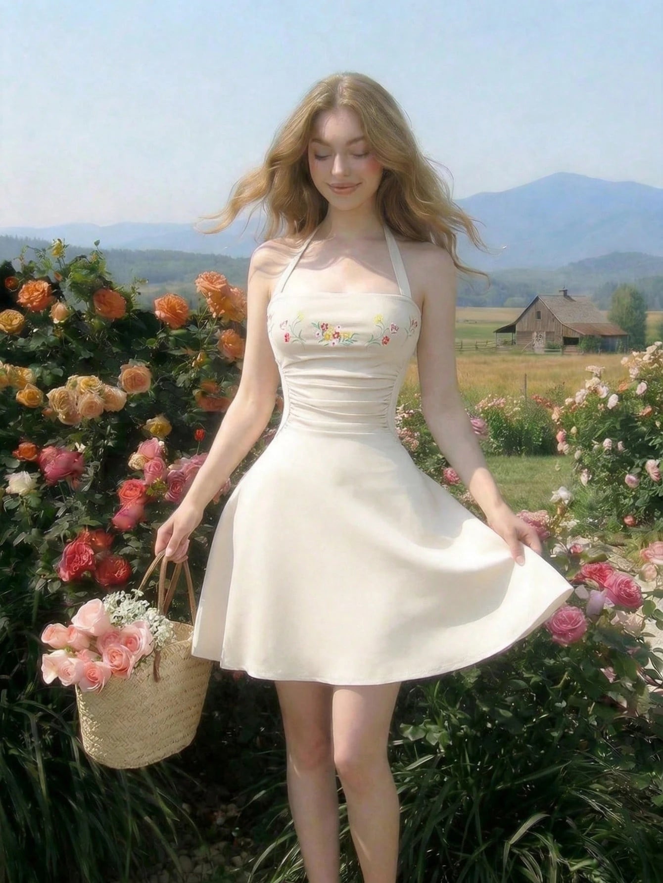 Summer Princess — Halter Flare Dress